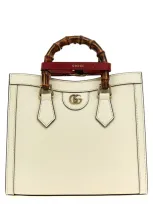 Gucci Diana Shopping Bag In Neutral