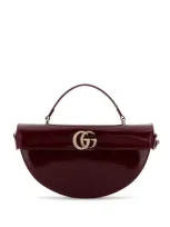 Gucci Half Moon Tote Bag In Red