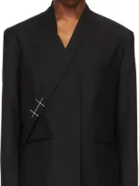 Heliot Emil Black Aegis Blazer