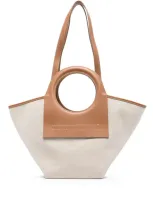 Hereu Small Cala Tote Bag In Nude & Neutrals