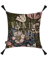 House Of Hackney Walk In Wonder Cushion In Green