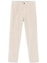 Incotex Corduroy Trousers In Neutrals