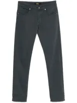 Incotex Slim-cut Trousers In Blue