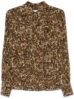 Isabel Marant "teysa Silk Leopard Print In Multi