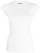 Issey Miyake Open-back Top In White