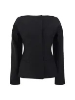 Jacquemus Giacca Blazer Spalla In Black