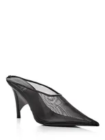 Jeffrey Campbell Vader Pointed Toe Mules In Black