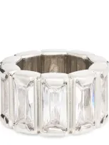 Jil Sander Zircon Ring In Grey