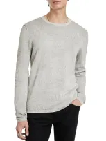 John Varvatos Mercer Wave Long Sleeve T-shirt In Silver