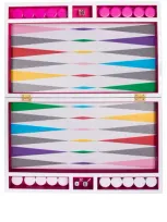 Jonathan Adler Checkboard Backgammon Set In Purple