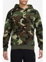 Jordan Mvp Camo Pullover Hoodie In Blue/white