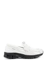 Junya Watanabe X New Balance 1906l Leather Sneakers In Black&white