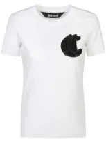 Just Cavalli T-shirts And Polos In White