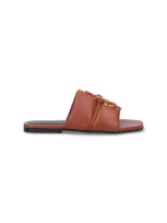 Jw Anderson Jw Anchor Plaque Slip In Brown