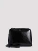 Khaite Lina Medium Crossbody Bag In Black