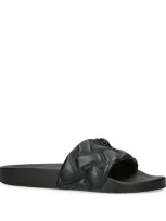 Kurt Geiger Quilted Meena Slides In Black