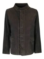 Labo.art Pinolo Jacket In Dark Brown