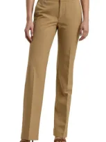 Lauren Ralph Lauren Straight Leg Pants In Camel