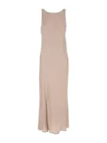 Le Kasha Open Back Dress-xs Nd  Female In Neutrals