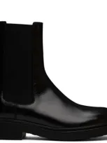 Legres Black Boxed Leather Chelsea Boots In 1 Black