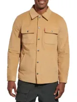 Levi's Men's Corduroy Shirt Jacket In Tan