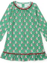 Lila And Hayes Babies'  Carlin Girls' Dress In Santa's Helper