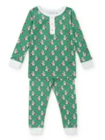 Lila And Hayes Kids'  Jack Boys' Pajama Pant Set In Santa's Helper