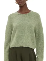 Lisa Yang Hazelle Sweater Speckled Matcha Bouclé