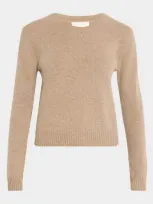 Lisa Yang Mable Crewneck Cashmere Sweater In Mole