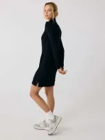 Lole Traverse 1/2 Zip Dress In Black