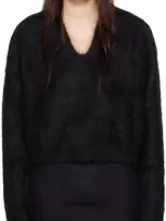 Loulou Studio Black Ambrose Sweater