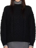 Loulou Studio Black Secas Sweater