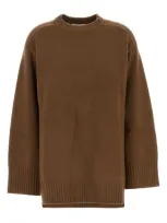 Loulou Studio Brown Wool Blend Oversize Safi Sweater