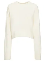 Loulou Studio Sweater Bruzzi Woman Ivory  In Cashmere In Gold