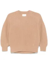 Loulou Studio Marcela Sweater In Brown