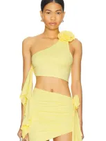 Lovers & Friends Cordelia Top In Yellow