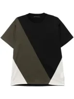 Low Brand Colourblock T-shirt In Multi