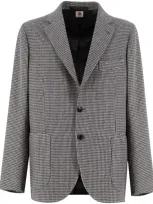 Luigi Borrelli Jacket In Bianco Nero