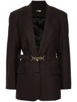 Maje Vilini Blazer In Brown