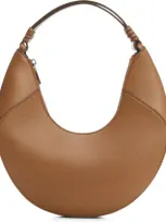 Mango Women's Leather-effect Shoulder Bag In Medium Brown