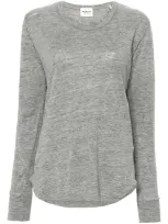 Marant Etoile Linen Sweatshirt In Grey