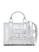 Marc Jacobs The Small Metallic Tote Bag In Metallic Silver