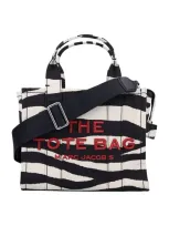 Marc Jacobs The Zebra Canvas Small Tote Bag