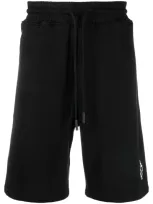 Marcelo Burlon County Of Milan Logo Shorts In Black  