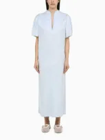 Margaux Lonnberg Margaux Lönnberg Light Blue Cotton Long Vic Dress