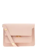 Marni Medium Shoulder Bag In Nude & Neutrals