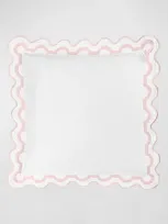 Matouk Mirasol Matelasse Euro Sham In Pink