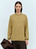 Mhl By Margaret Howell Crewneck Sweater In Khaki