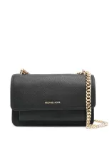 Michael Kors Large Claire Shoulder Bag In Black