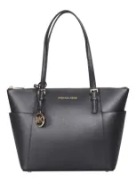 Michael Michael Kors Jet Set Tote Bag In Black